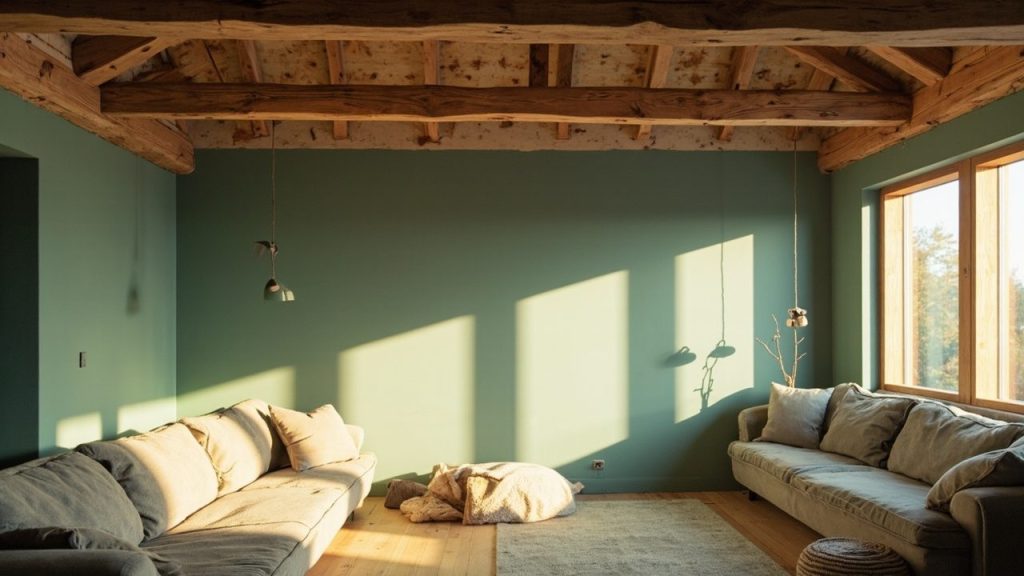 isolation sous poutres apparentes: confort thermique assuré