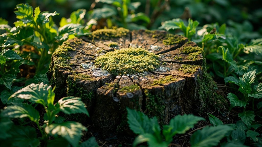 détruire une souche d’arbre naturellement: guide efficace