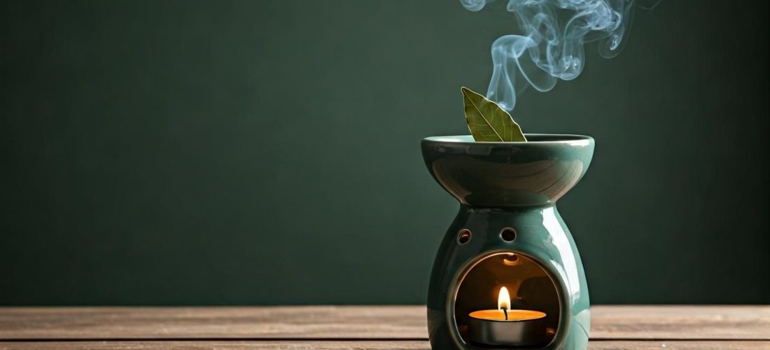 laurier chez soi: brûler en sécurité et ambiance zen