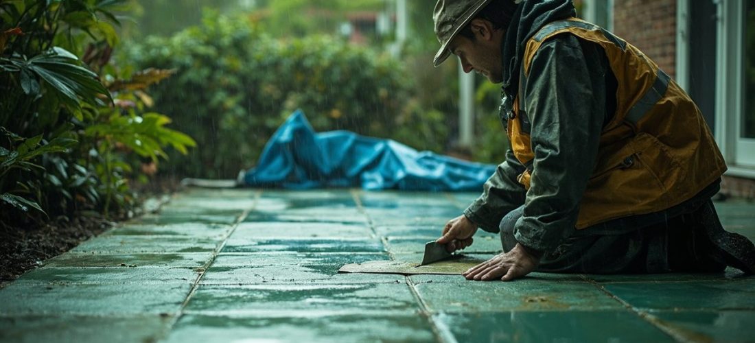 colle à carrelage extérieur : maîtrisez le temps de prise