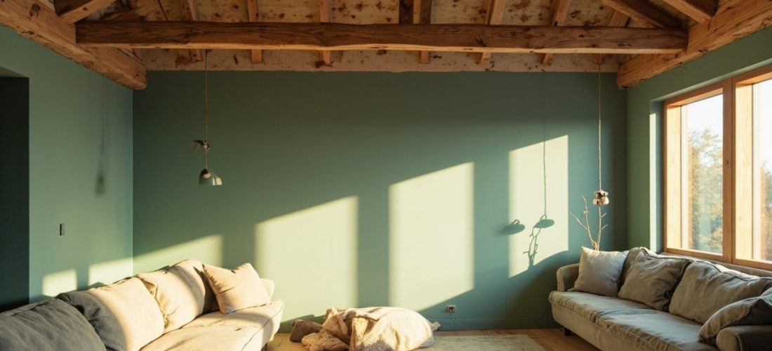 isolation sous poutres apparentes: confort thermique assuré