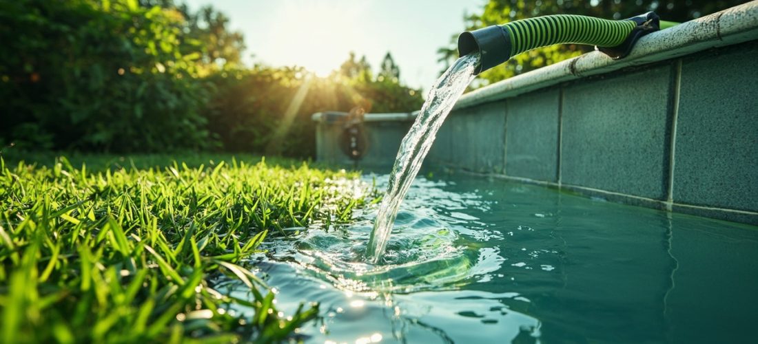 vider sa piscine avec un tuyau: guide rapide et sûr